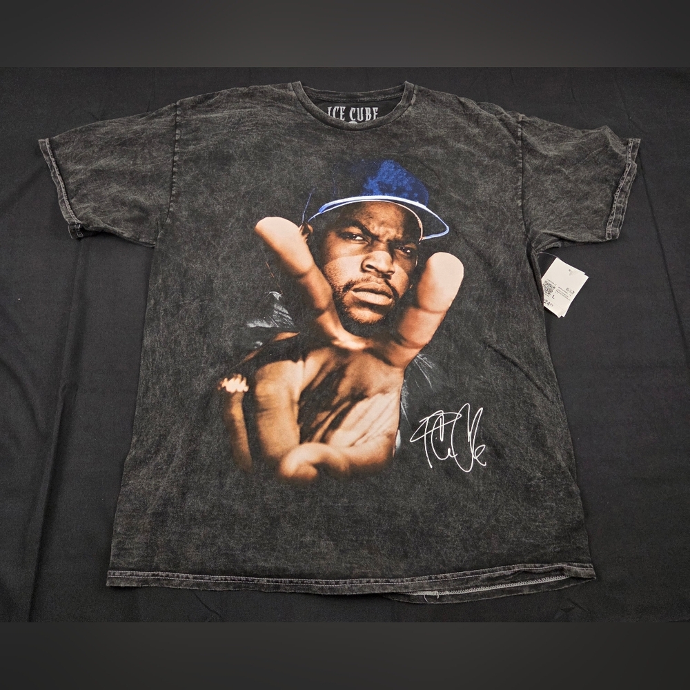 Ice Cube T Shirt Mens Large Multicolor Short Sleeve Graphic Print